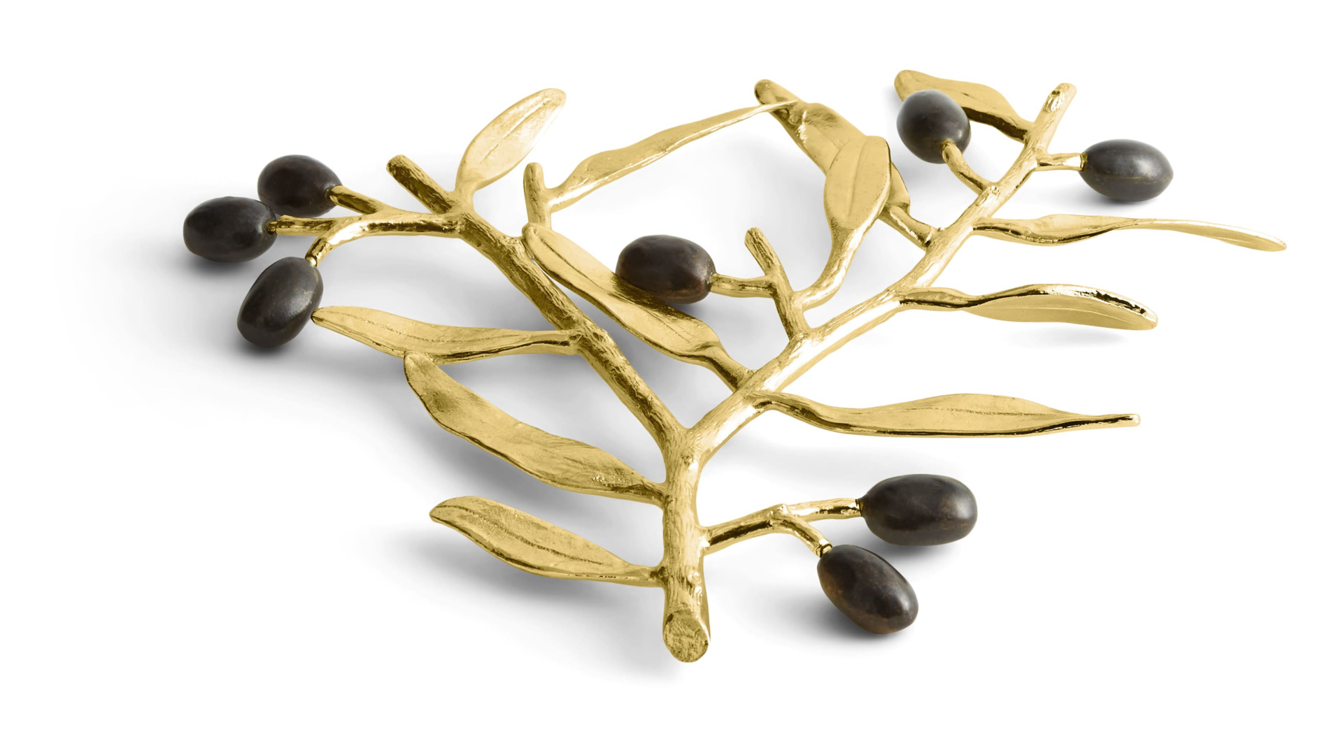 Подставка под горячее Michael Aram Золотая оливковая ветвь 25,5 см