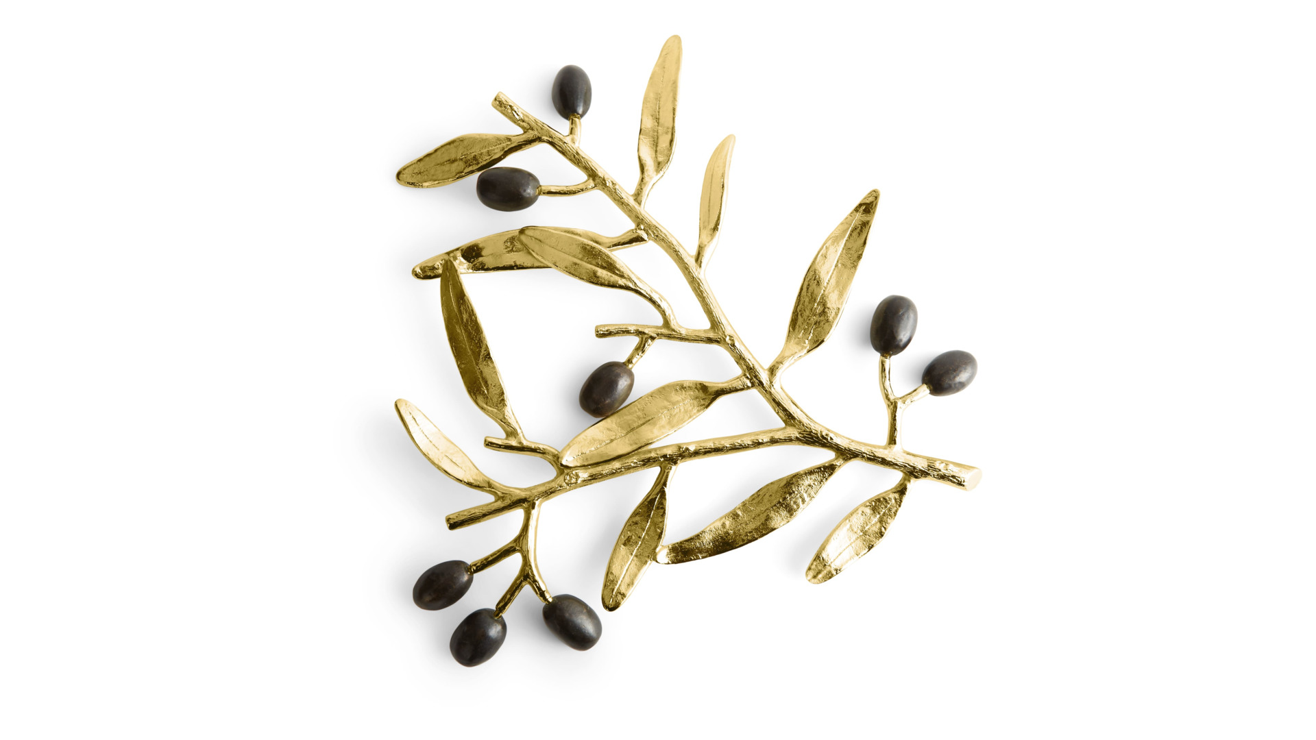 Подставка под горячее Michael Aram Золотая оливковая ветвь 25,5 см