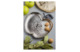Блюдо-яблоко Michael Aram Серебряное яблоко 25 см
