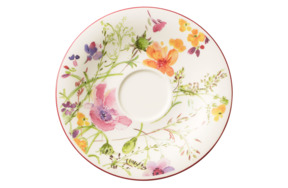 Блюдце к кофейной чашке Villeroy&Boch Mariefleur Basic 16 см, фарфор твердый