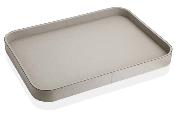 Поднос прямоугольный GioBagnara Поло 47х35 см, серый