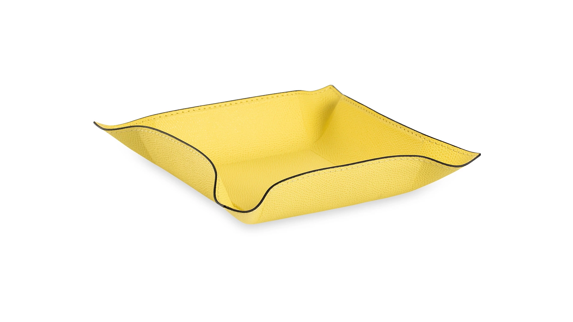 Мелочница квадратная GioBagnara 20x20 см, лимонная