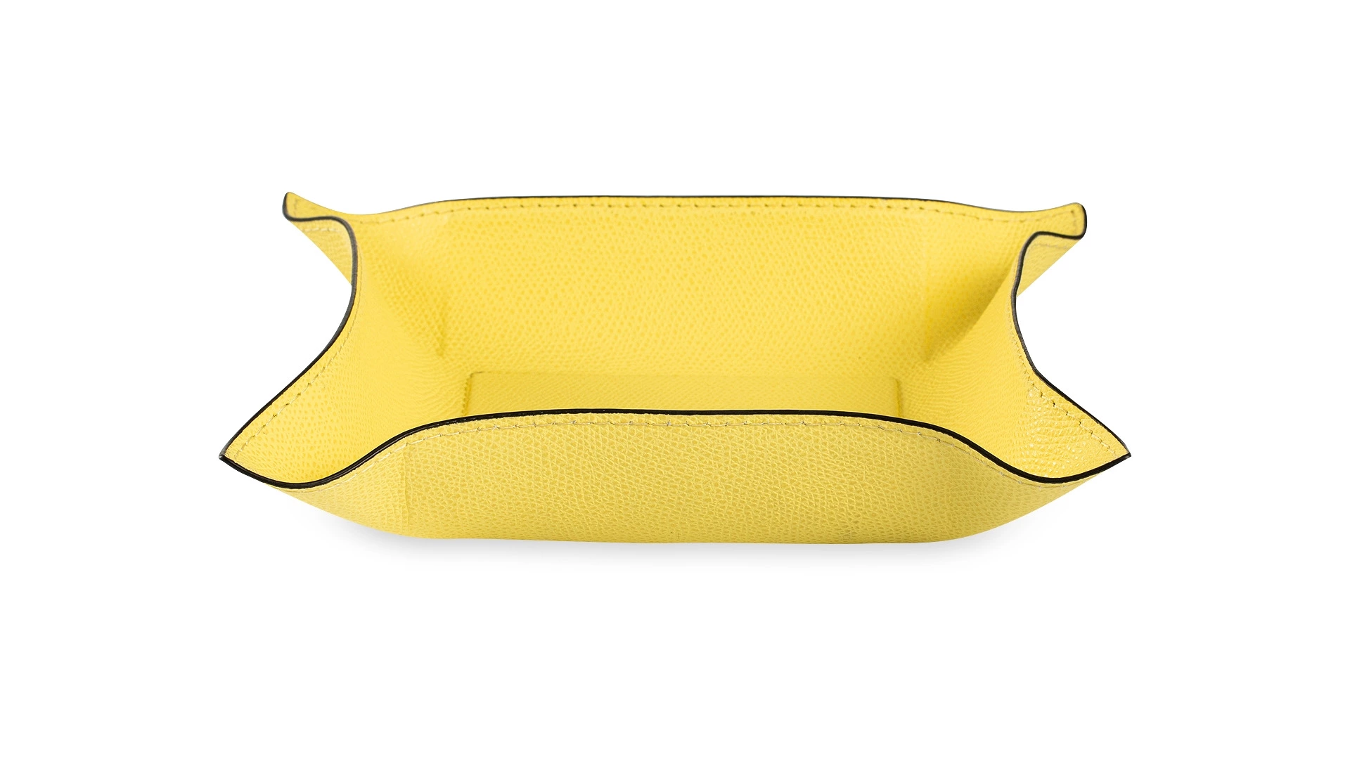 Мелочница квадратная GioBagnara 20x20 см, лимонная