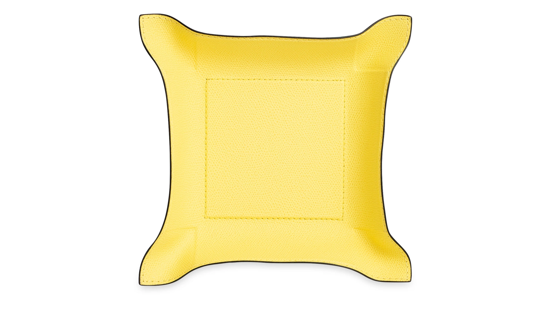 Мелочница квадратная GioBagnara 20x20 см, лимонная