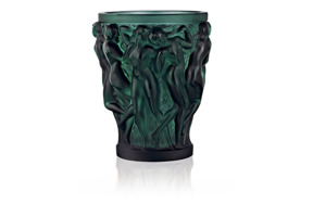 Ваза для цветов Lalique Bacchantes 14,6 см, хрусталь, зеленый