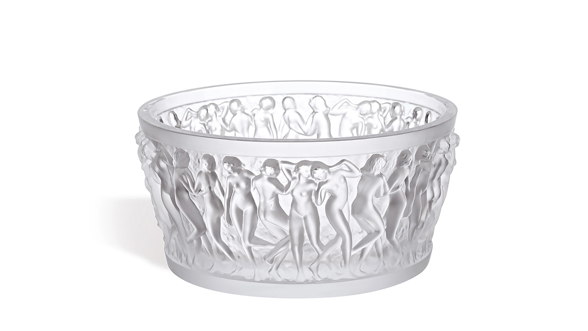 Ваза для фруктов Lalique Bacchantes d29 см, хрусталь