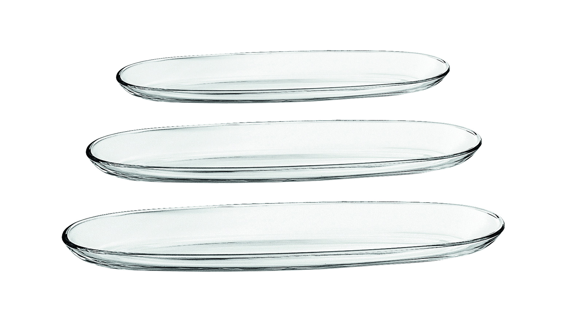 Тарелка длинная. Набор салатников Vidivi Papaya 7 шт. Тарелка для закусок стеклянная. Стеклянные овальные тарелки. Стеклянное блюдо.