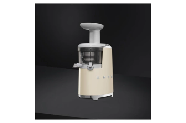 Соковыжималка шнековая SMEG SJF01CREU, 43 об/мин, корпус пластик, кремовый