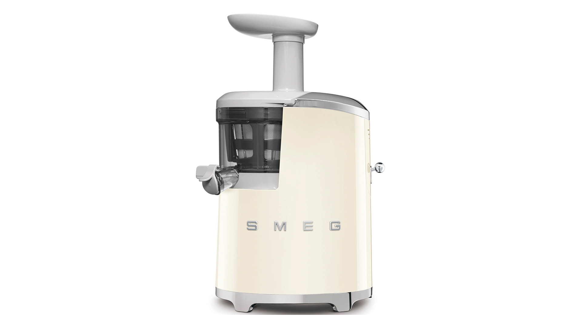 Соковыжималка шнековая Smeg, кремовый, SJF01CREU