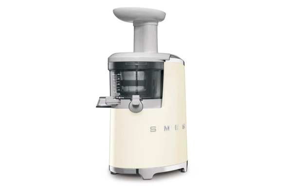Соковыжималка шнековая SMEG SJF01CREU, 43 об/мин, корпус пластик, кремовый