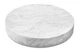 Пьедестал с ночным освещением Artishock Мраморный свет Bianco Carrara 19 см