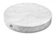 Пьедестал с ночным освещением Artishock Мраморный свет Bianco Carrara 19 см