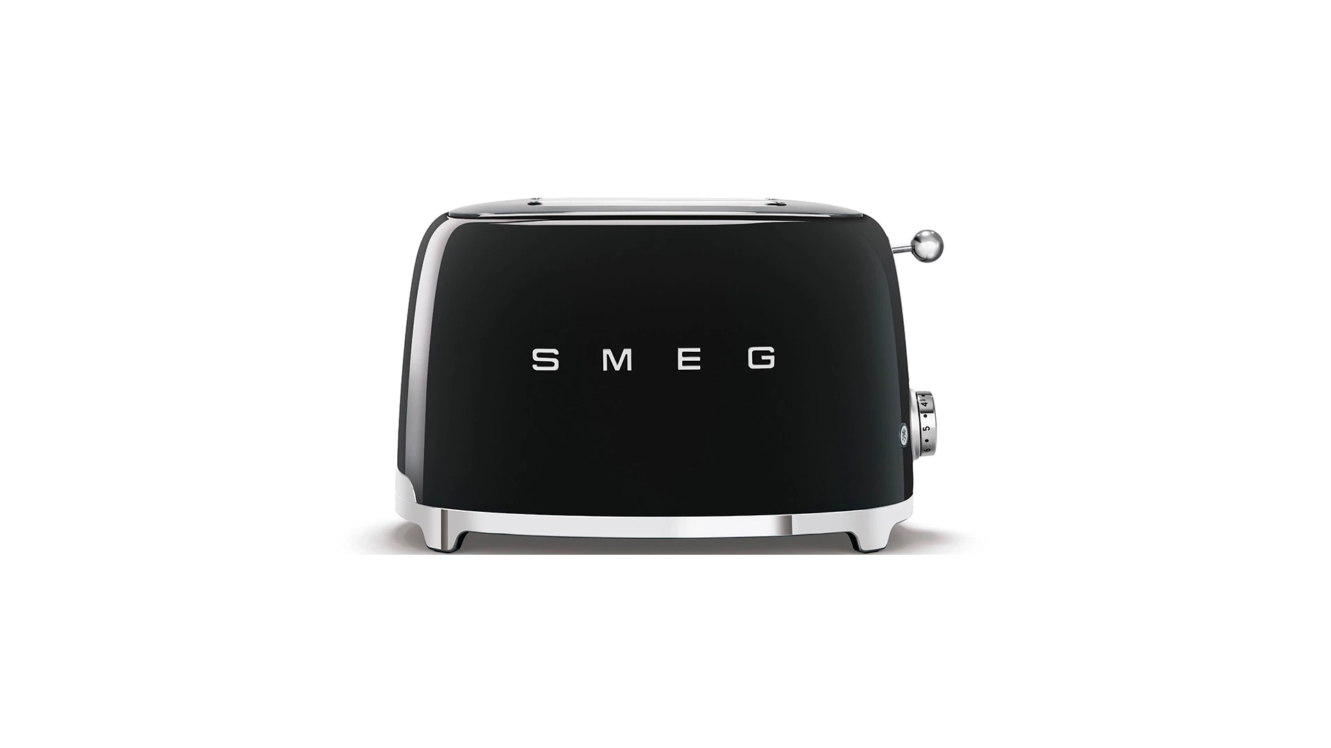 Тостер на 2 ломтика SMEG TSF01BLEU, 950 Вт, черный
