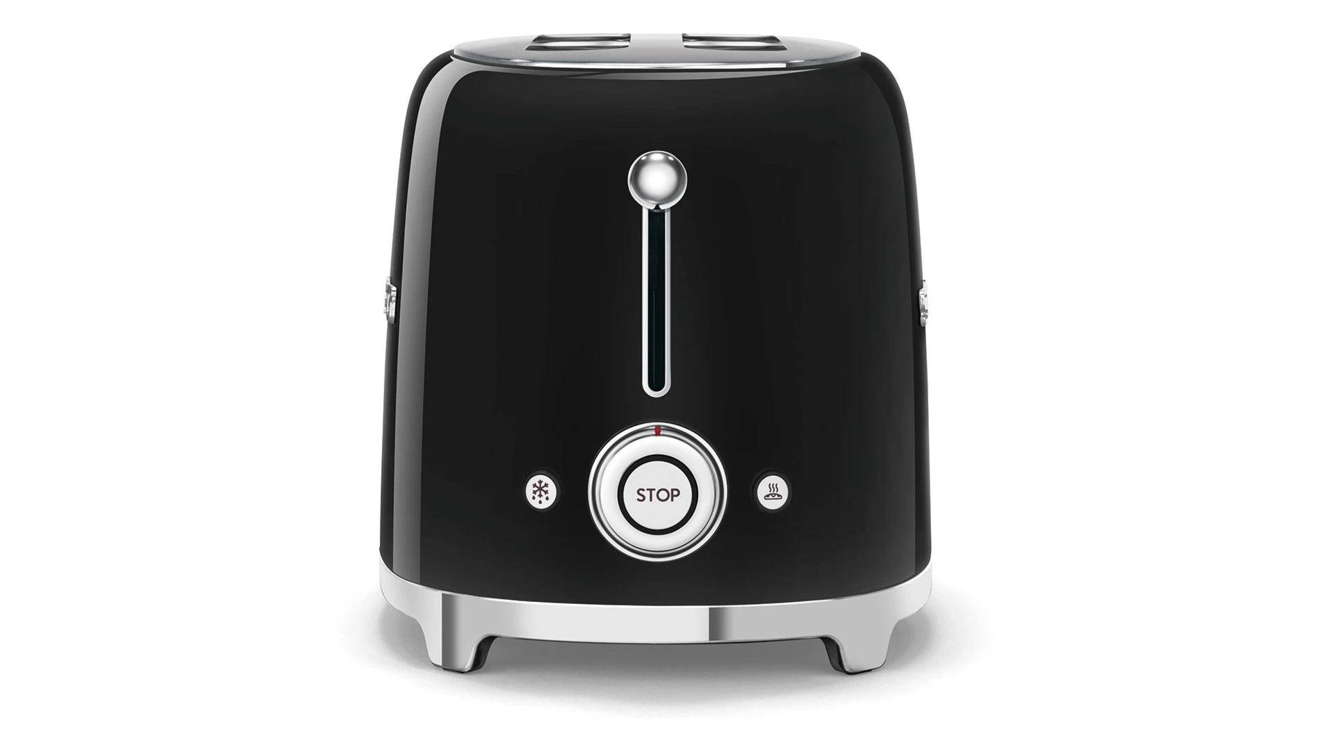 Тостер на 2 ломтика SMEG TSF01BLEU, 950 Вт, черный