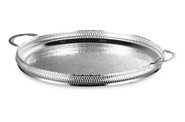 Набор для чая Queen Anne: поднос, сахарница, ложка, 6 стаканов с подстаканниками, сталь, стекло