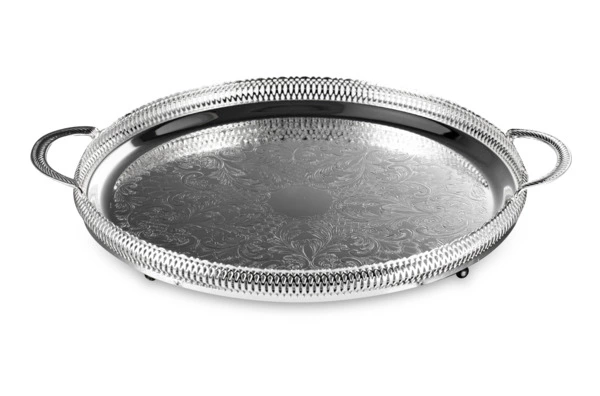 Набор для чая Queen Anne: поднос, сахарница, ложка, 6 стаканов с подстаканниками, сталь, стекло