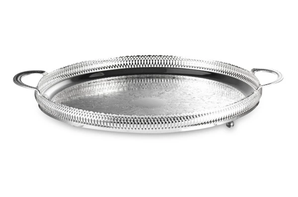 Набор для чая Queen Anne: поднос, сахарница, ложка, 6 стаканов с подстаканниками, сталь, стекло