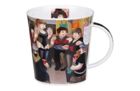 Кружка Dunoon Дамы Ломонд 320 мл, фарфор костяной, красная