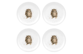 Набор тарелок закусочных Royal Worcester Забавная фауна Сова 20 см, 4 шт