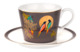 Чашка чайная с блюдцем Portmeirion Сара Миллер Челси 200 мл, темно-серая