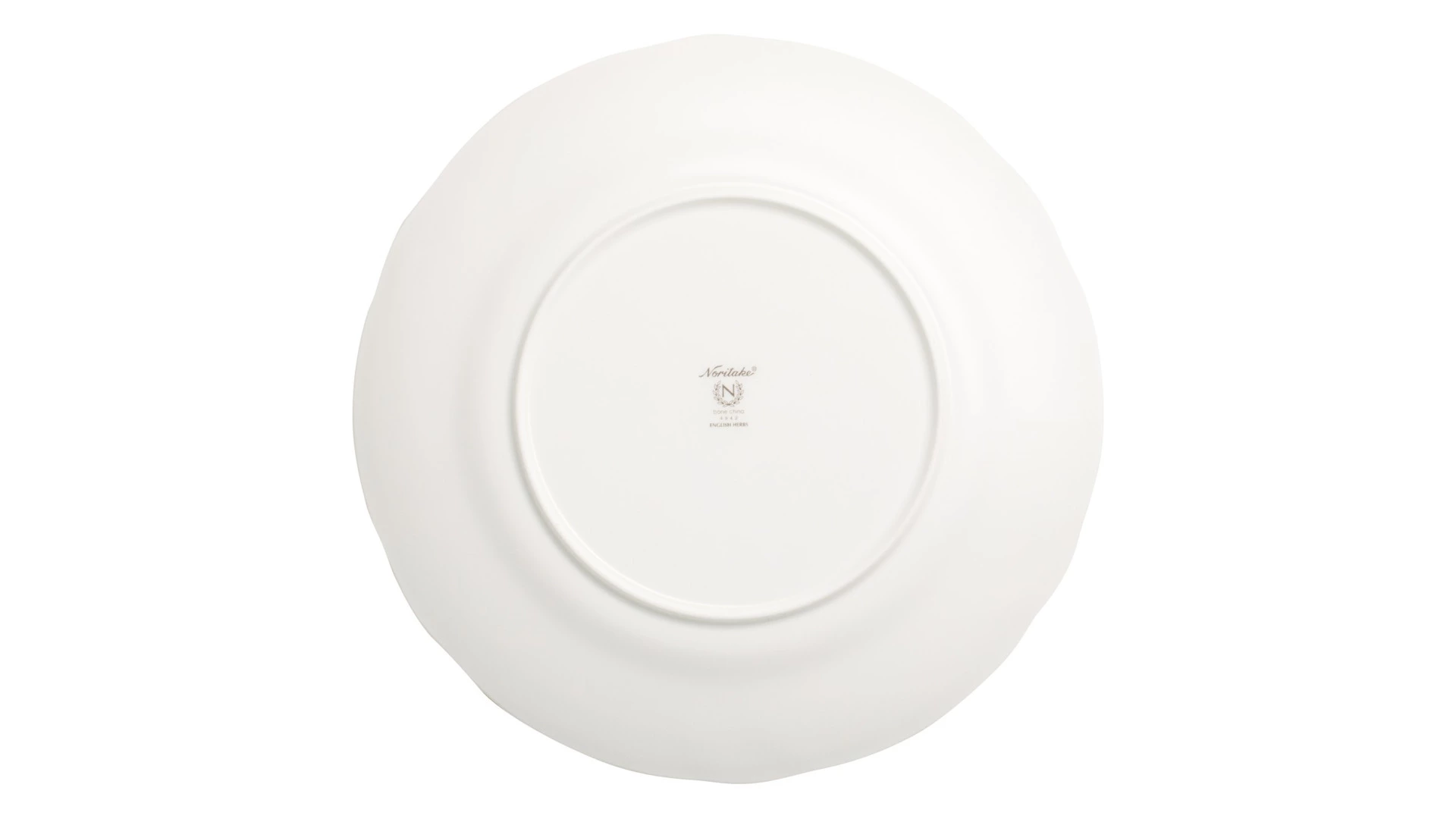 Тарелка обеденная Noritake Английские травы 27,5 см, фарфор костяной