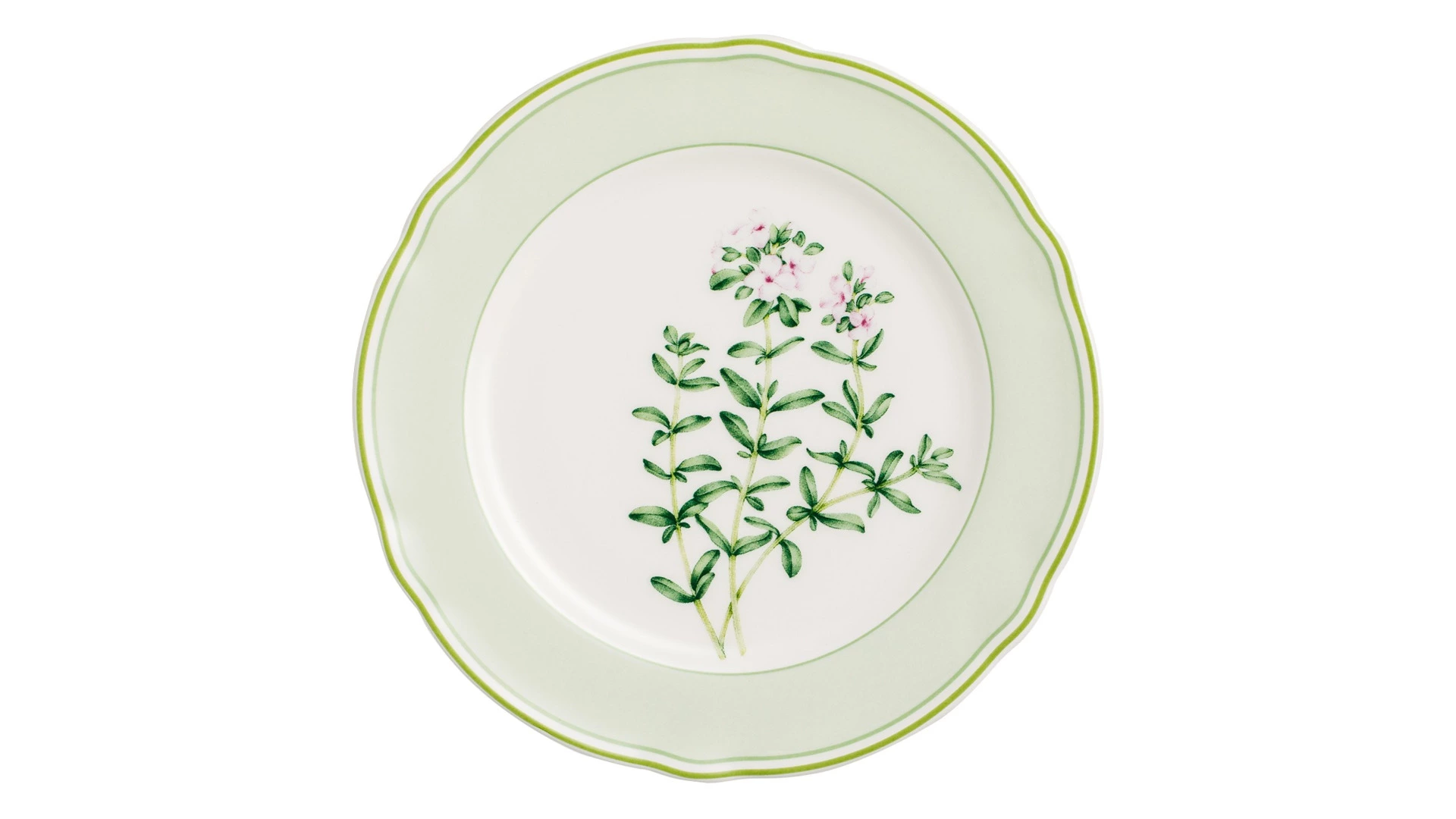 Тарелка десертная Noritake Английские травы 17 см, фарфор костяной