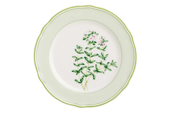Тарелка десертная Noritake Английские травы 17 см, фарфор костяной