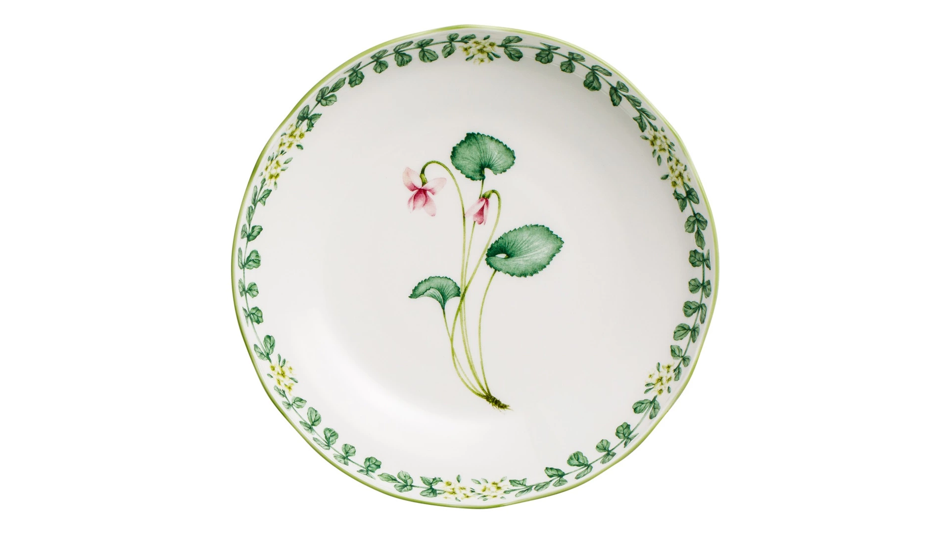 Тарелка суповая Noritake Английские травы 20 см, фарфор костяной