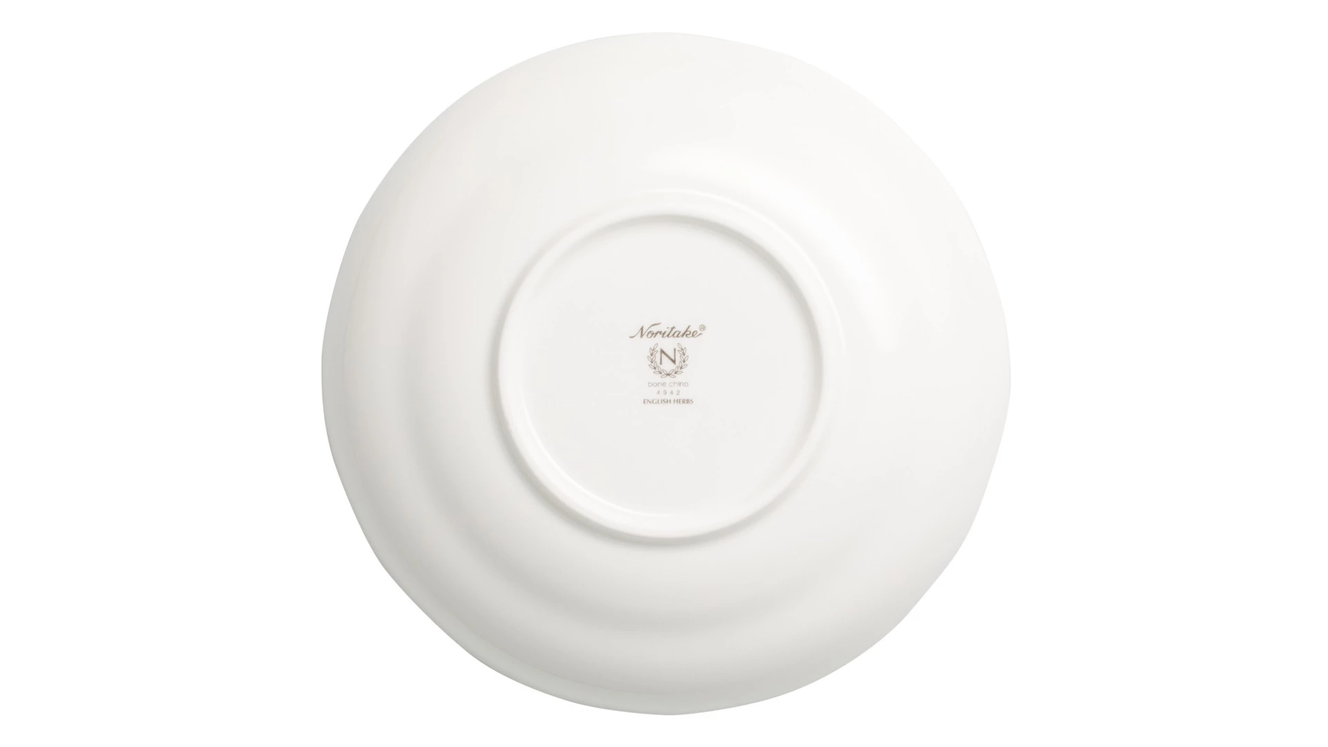 Тарелка суповая Noritake Английские травы 20 см, фарфор костяной