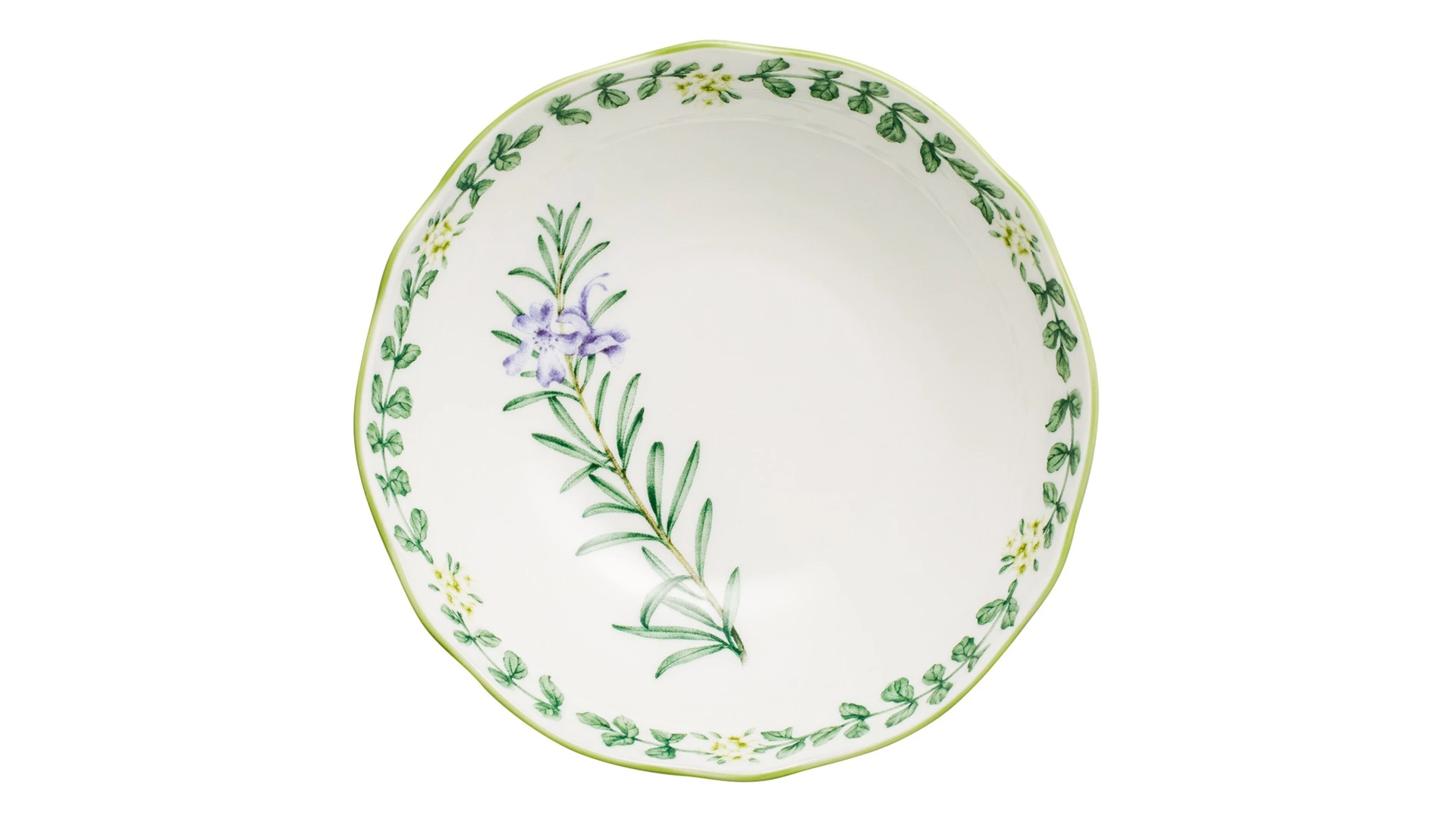 Салатник порционный Noritake Английские травы 14,5 см, фарфор костяной