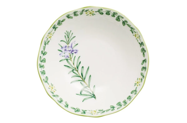 Салатник порционный Noritake Английские травы 14,5 см, фарфор костяной