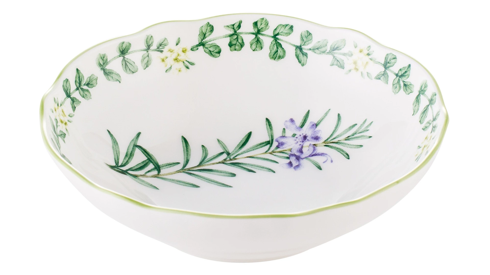 Салатник порционный Noritake Английские травы 14,5 см, фарфор костяной