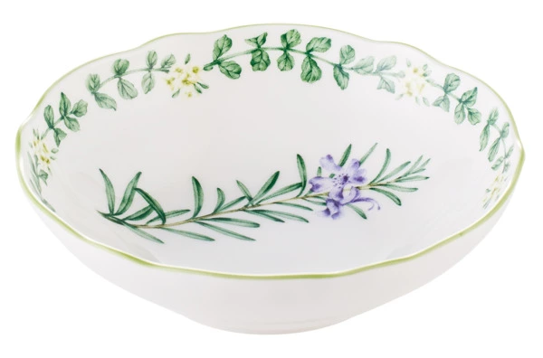 Салатник порционный Noritake Английские травы 14,5 см, фарфор костяной