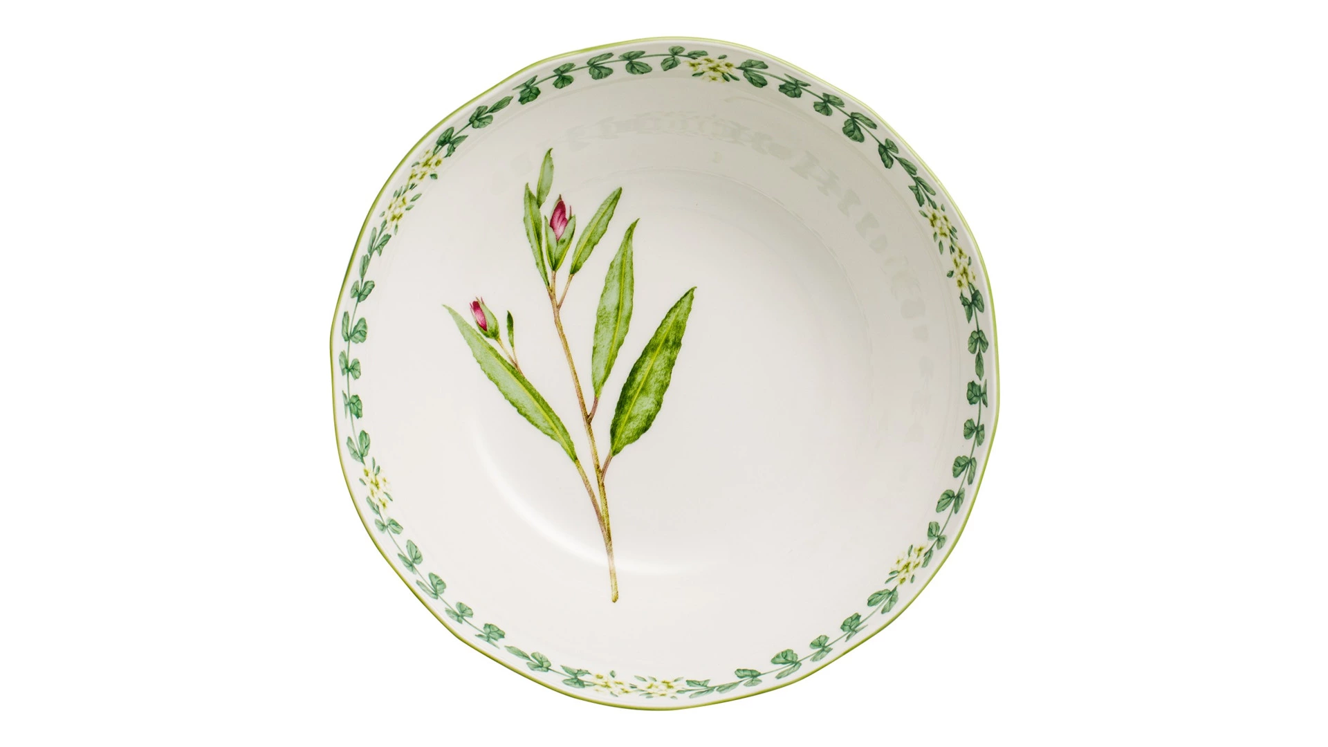 Салатник Noritake Английские травы 21,5 см, фарфор костяной