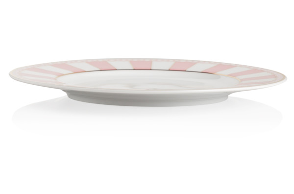 Набор тарелок десертных Noritake Карнавал 21см, розовая полоска, 2 шт, п/к