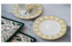 Набор тарелок десертных Noritake "Карнавал" 21см (жёлтая полоска), 2шт, п/к
