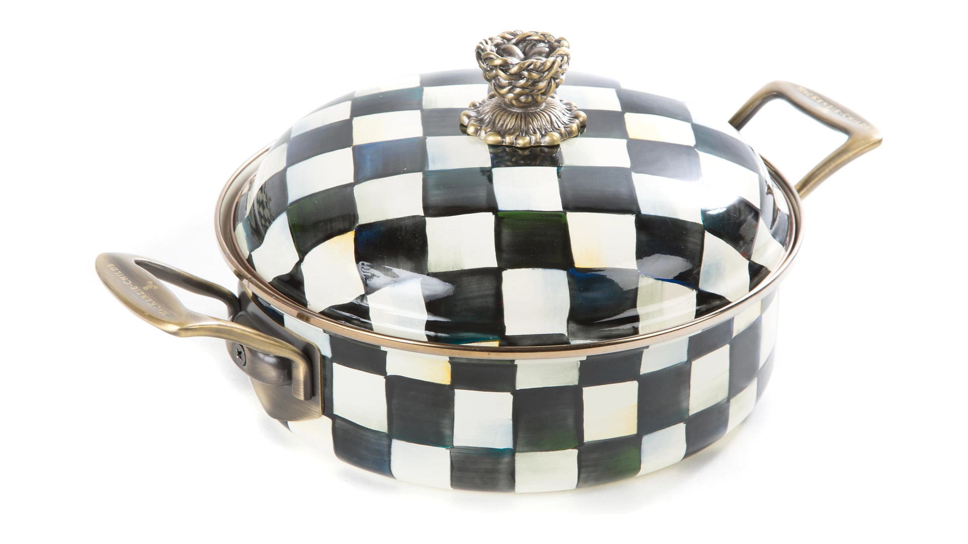 Кастрюля Mackenzie-Childs Courtly Check 3 л, сталь нержавеющая