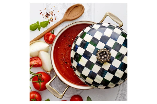 Кастрюля Mackenzie-Childs Courtly Check 3 л, сталь нержавеющая