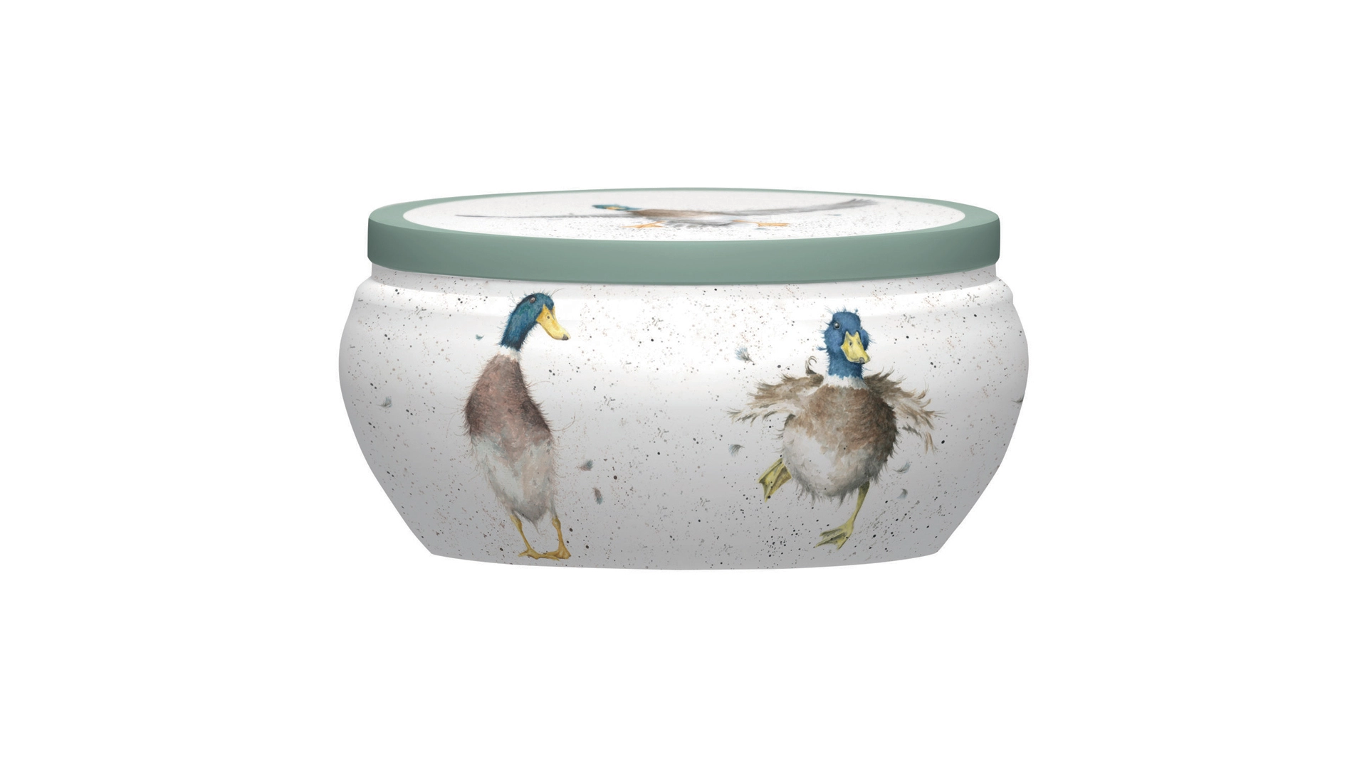 Свеча в жестяной банке Royal Worcester Забавная фауна Утка 9 см
