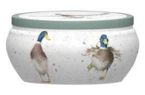 Свеча в жестяной банке Royal Worcester Забавная фауна Утка 9 см