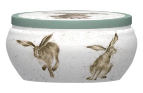 Свеча в жестяной банке Royal Worcester Забавная фауна Хороший день для зайчика 9 см