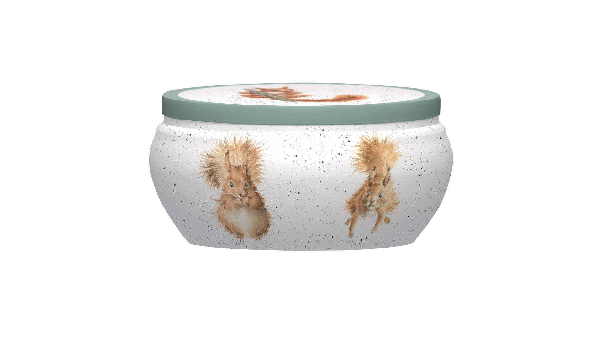 Свеча в жестяной банке Royal Worcester Забавная фауна Белочки 9 см
