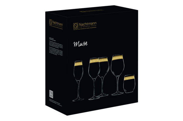 Набор бокалов для шампанского Nachtmann Muse 300 мл, 2 шт, хрусталь бессвинцовый, п/к