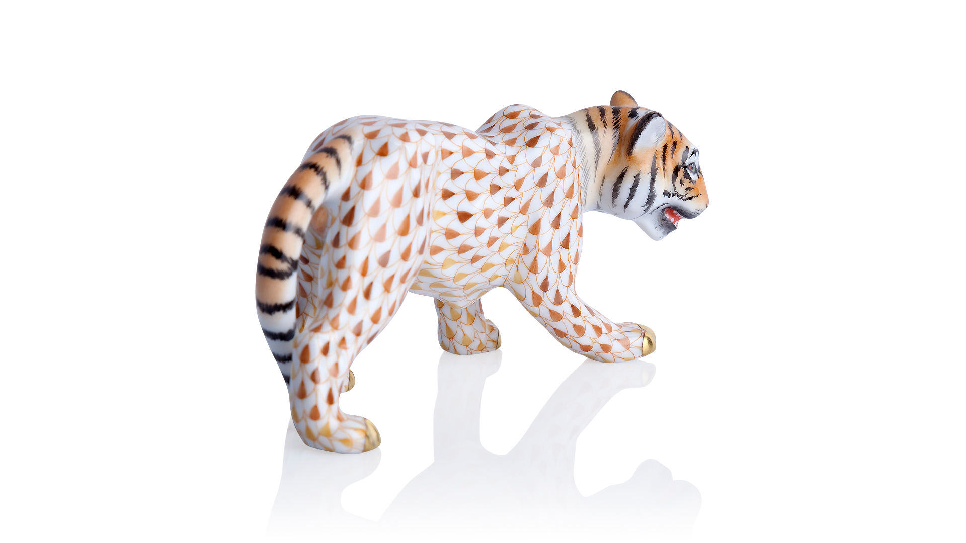 Фигурка Herend 5,5 см Тигр, лим.вып. 250шт