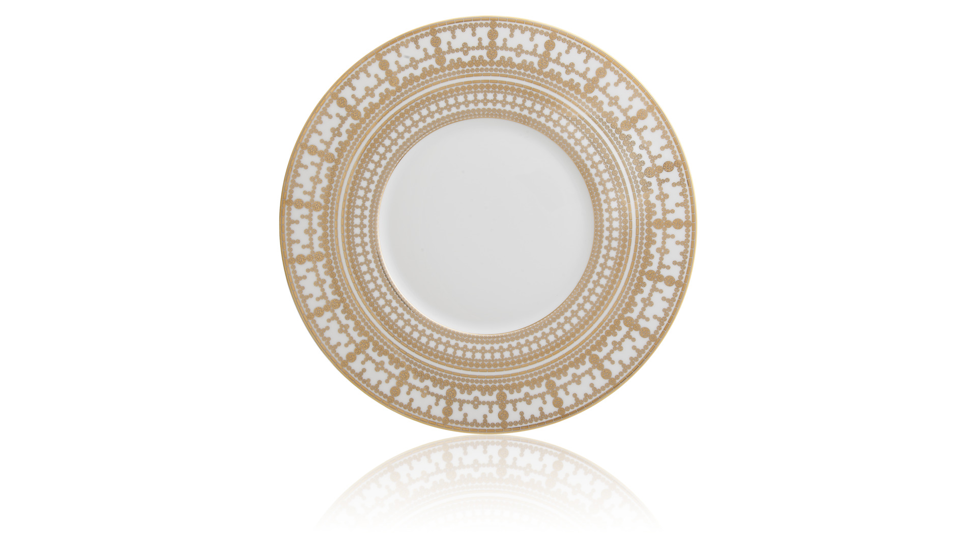 Сервиз столовый Haviland Тиара на 6 персон 34 предмета, белый, золотой декор