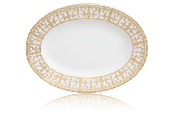 Сервиз столовый Haviland Тиара на 6 персон 34 предмета, белый, золотой декор