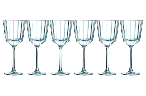 Набор бокалов для вина Cristal D'arques Macassar 250 мл, 6 шт, стекло хрустальное