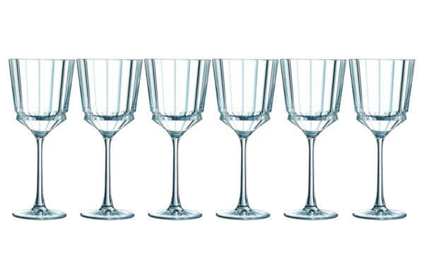 Набор бокалов для вина Cristal D'arques Macassar 250 мл, 6 шт, стекло хрустальное