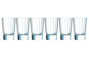 Набор стопок для водки Cristal D'arques Macassar 60 мл, 6 шт, стекло хрустальное