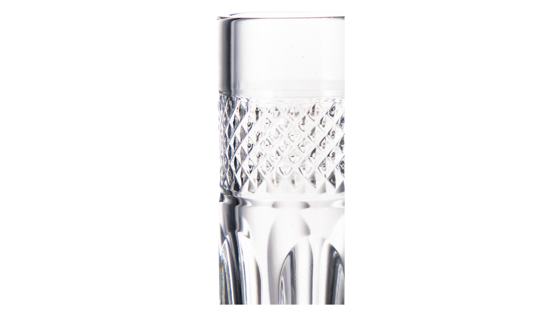 Набор стопок для водки Cristal de Paris Межев 70 мл, 6 шт, хрусталь
